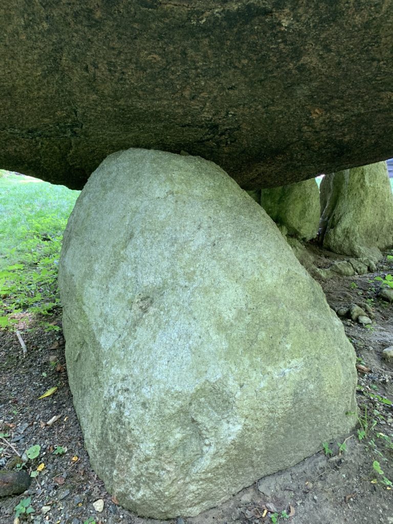 Rear support stone of Balanced Rock, North Salem, NY